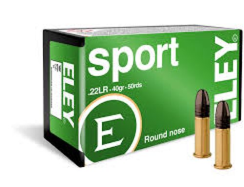 ELEY Sport / „Target” (.22 LR, 40 gr, RN) – teljes körű ismertetés és ballisztikai táblázatok 0–200 m‑ig